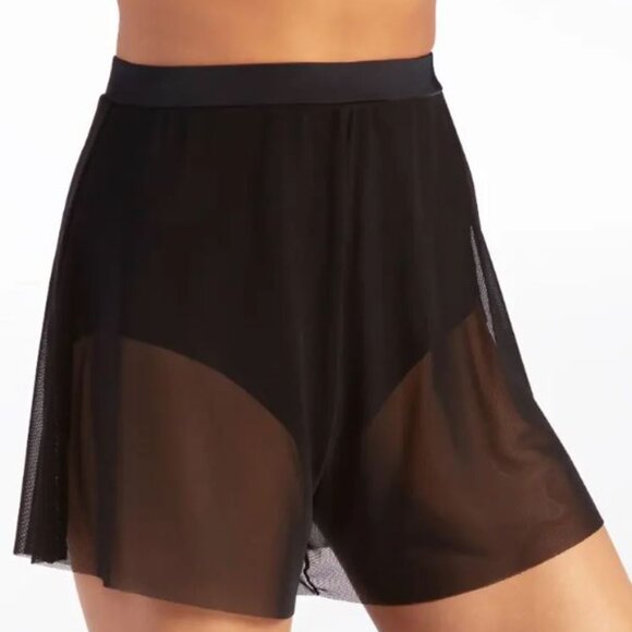 balera Dance Costume - Black Mesh Top and Flowy Shorts - Size Medium Adult - Picture 3 of 14